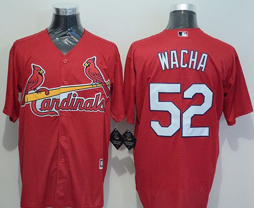 Cardinals #52 Michael Wacha Red New Cool Base Stitched MLB Jersey - Click Image to Close